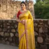 Kc 210 Soft Flowing Pure Dola Silk Saree Festival Collection