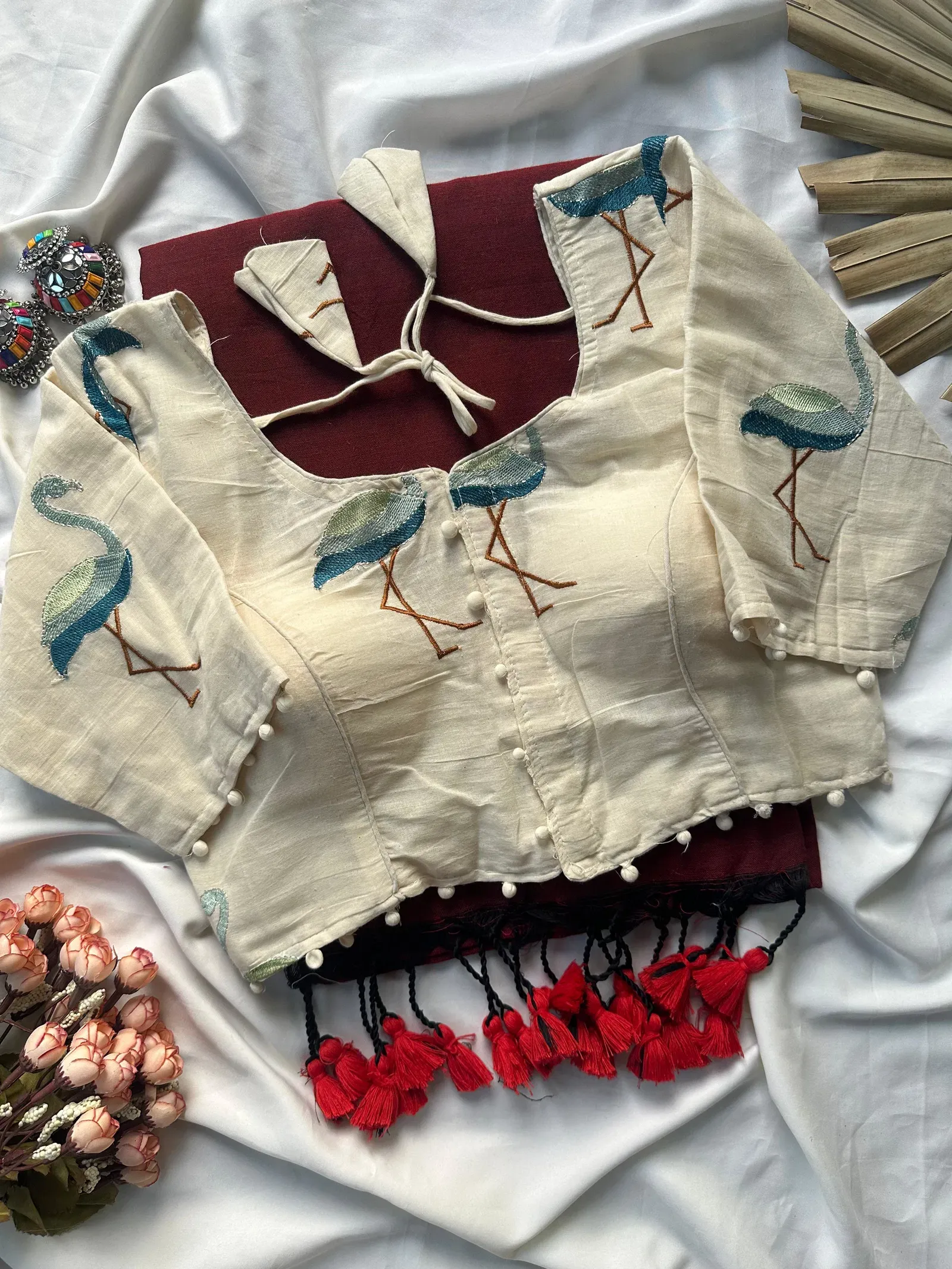 Khadi Vol 4 Khadi Cotton with Work Saree and Blouse with Work Collection