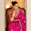 Kimora Rajmahal Banarasi Silk Border Work Festival Wear Saree Collection