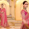 Kimora Rajmahal Banarasi Silk Border Work Festival Wear Saree Collection