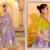 Kimora Rajmahal Banarasi Silk Border Work Festival Wear Saree Collection
