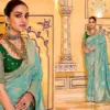 Kimora Rajmahal Banarasi Silk Border Work Festival Wear Saree Collection