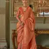 Kreshva Anupa Tissue Dharmavaram Silk Tradtional Wear Saree Collection