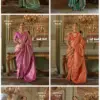 Kreshva Anupa Tissue Dharmavaram Silk Tradtional Wear Saree Collection