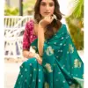 Lt Kontina Satin Silk with Embroidery Work Fancy Saree Collection