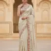 Mahek 218 Jimmy Choo Embroidery Worked Designer Saree Collection