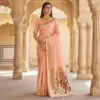 Mb 1111 Organza Silk Woven Butti Motifs Paithani Saree Collection