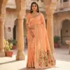 Mb 1111 Organza Silk Woven Butti Motifs Paithani Saree Collection