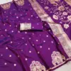 Mb 1209 Banarasi Silk Zari Motifs Saree Collection
