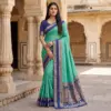 Mb 3326 Banarasi Silk Zari Weaving Traditional Saree Collection