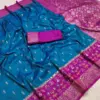 Mb 6140 Pochampalli Silk Blend Ikkat Saree Collection