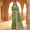 Mb 8 Satin Silk Golden Butta Woven Saree Collection