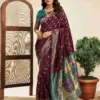 P 204 Silk Woven Work Fancy Saree Collection