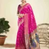 P 204 Silk Woven Work Fancy Saree Collection