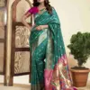 P 204 Silk Woven Work Fancy Saree Collection