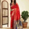P 204 Silk Woven Work Fancy Saree Collection