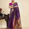 P 205 Silk Woven Work Festival Wear Saree Collection