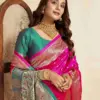 P 206 Silk Woven Work Traditional Wear Saree Collection