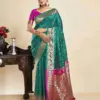 P 206 Silk Woven Work Traditional Wear Saree Collection