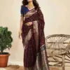 P 206 Silk Woven Work Traditional Wear Saree Collection