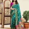 P 207 Silk Woven Work Traditional Wear Saree Collection