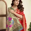P 207 Silk Woven Work Traditional Wear Saree Collection