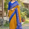 Scdf Batik a Cotton Block Printed Saree Collection