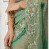 Sethnic Kaaya Verve Chiffon Velvet with Embroidered Saree Collection