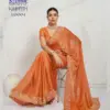 Sethnic Kaaya Verve Chiffon Velvet with Embroidered Saree Collection