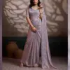 Sethnic Luminah Velvet Satin with Zarkan Border Party Wear Saree Collection