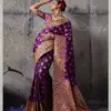 Sethnic Riyasat Makhmal Satin Silk Meenakari Traditional Wear Saree Collection