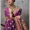 Sethnic Riyasat Makhmal Satin Silk Meenakari Traditional Wear Saree Collection