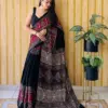 Sf Ajrakh Vol 1 Soft Japan Satin Ajrakh Printed Saree Collection