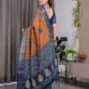 Shc Handloom Vol 1 Linen Floral Printed Saree Collection