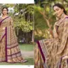 Vipul Heritage Silk Vol 14 Crepe Printed Casual Wear Saree Collection