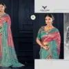 Zarkaashi Shivalika Vol 1 Nylone Tissue Festival Wear Saree Collection