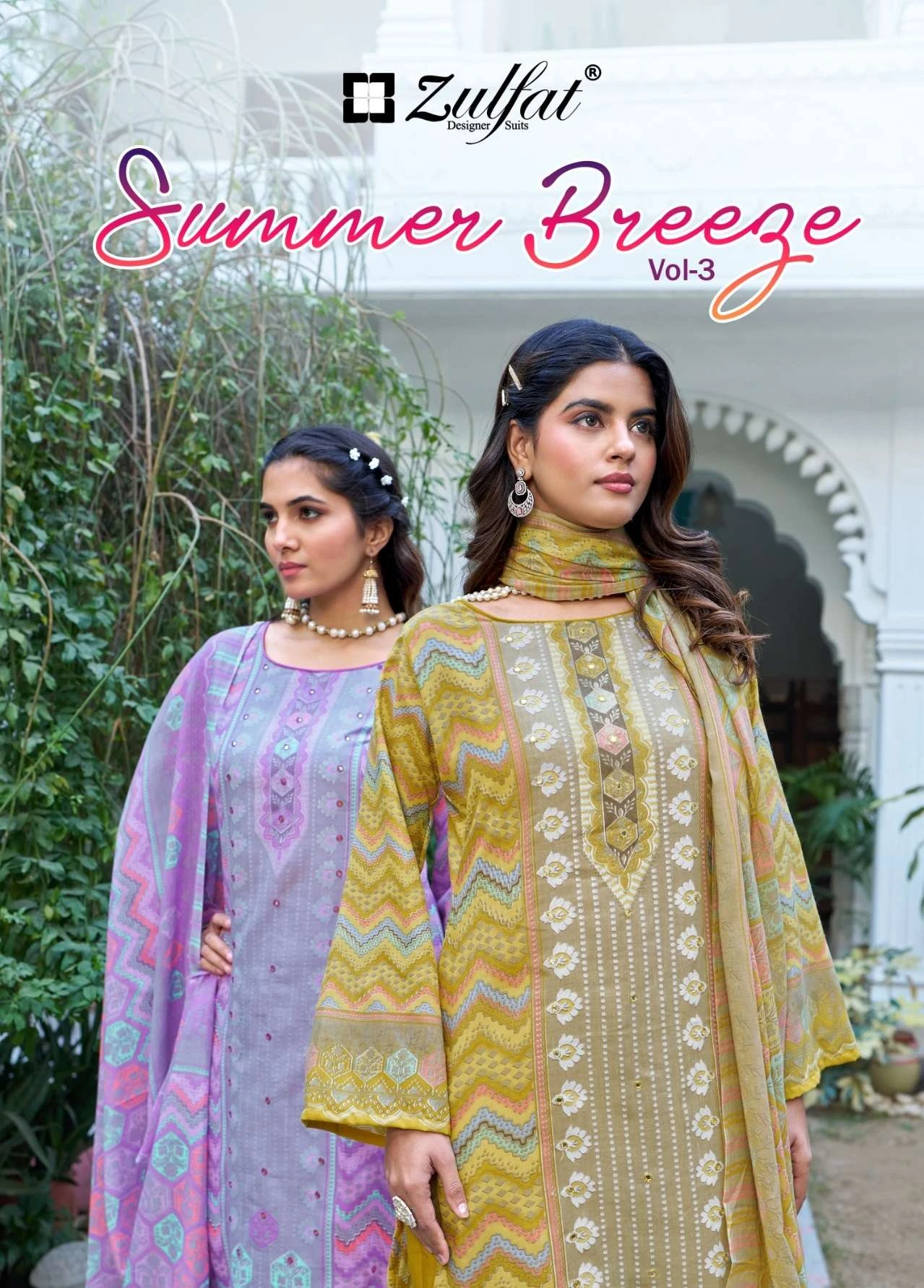 Zulfat Designer Suits Summer Breeze Vol 3