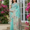 Ast Linen Grace Soft Linen Cotton Festival Wear Saree Collection