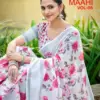 Kashvi Maahi Vol 6 Linen with Sequence Border Saree Collection