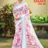 Kashvi Maahi Vol 6 Linen with Sequence Border Saree Collection