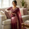Kc 2096 Soft Frendy Chiffon Beautiful Sequence Worked Designer Saree Collection