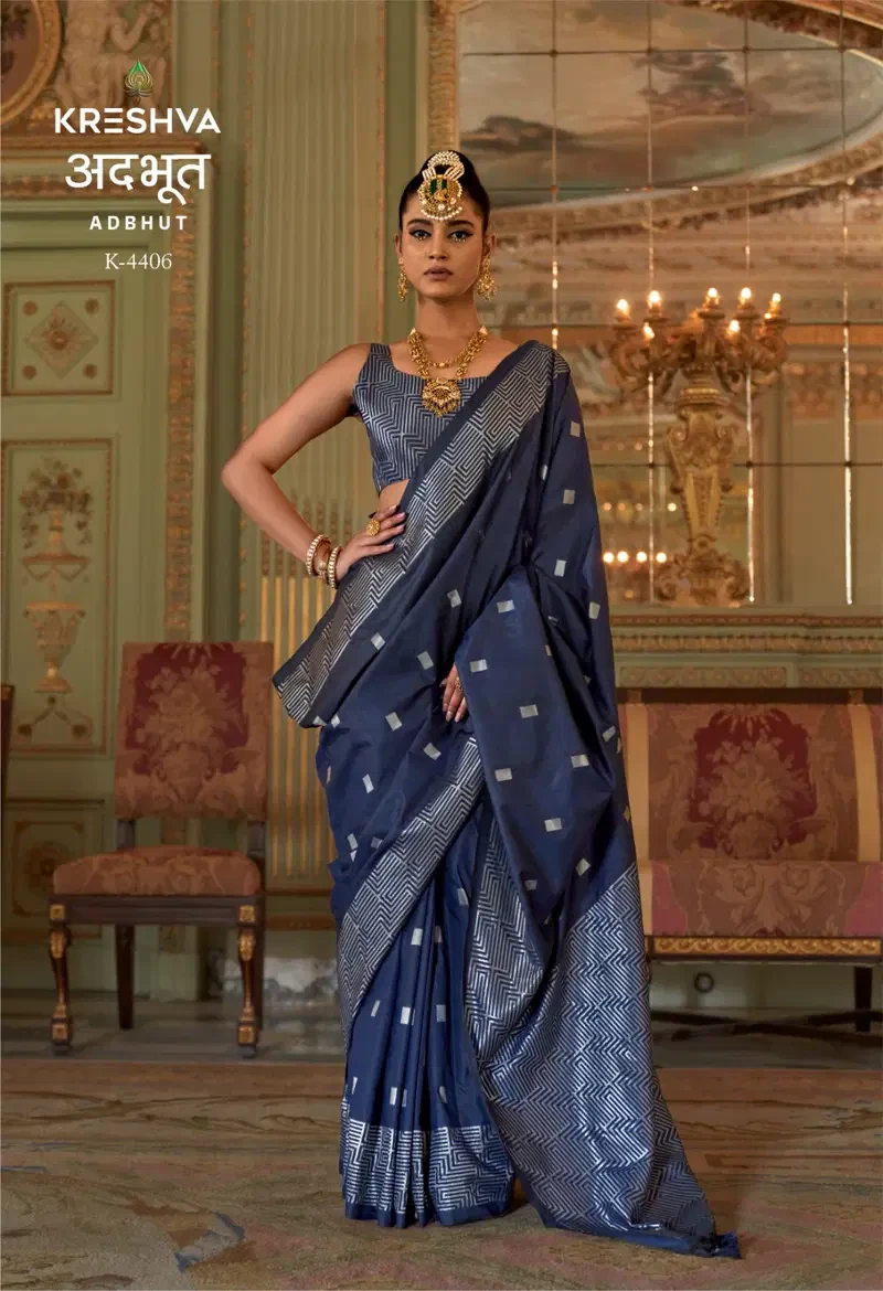 Kreshva Adbhut P V Super Fine Silk Zari Weaving Saree Collection