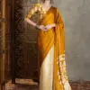 Lux Vol 26 Semi Modal Ajrakh Printed Saree Collection