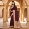 Mb 3322 Premium Banarasi Gala Silk Zari Weaving Sarees