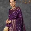 Sm Pari 122 Leem Silk Woven Work Festival Saree Collection