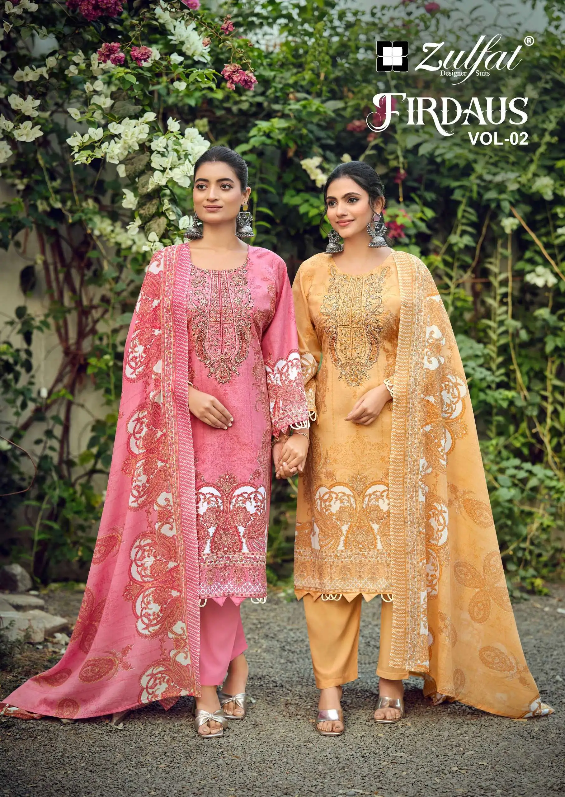 Zulfat Designer Suits Firdaus Vol 2