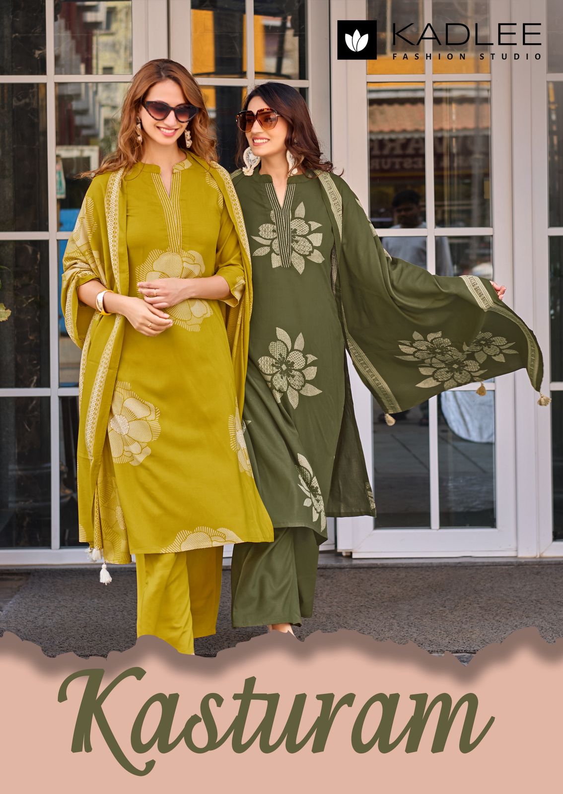 Kadlee Kasturam Rayon Print Wholesale Readymade Salwar Suit Collection