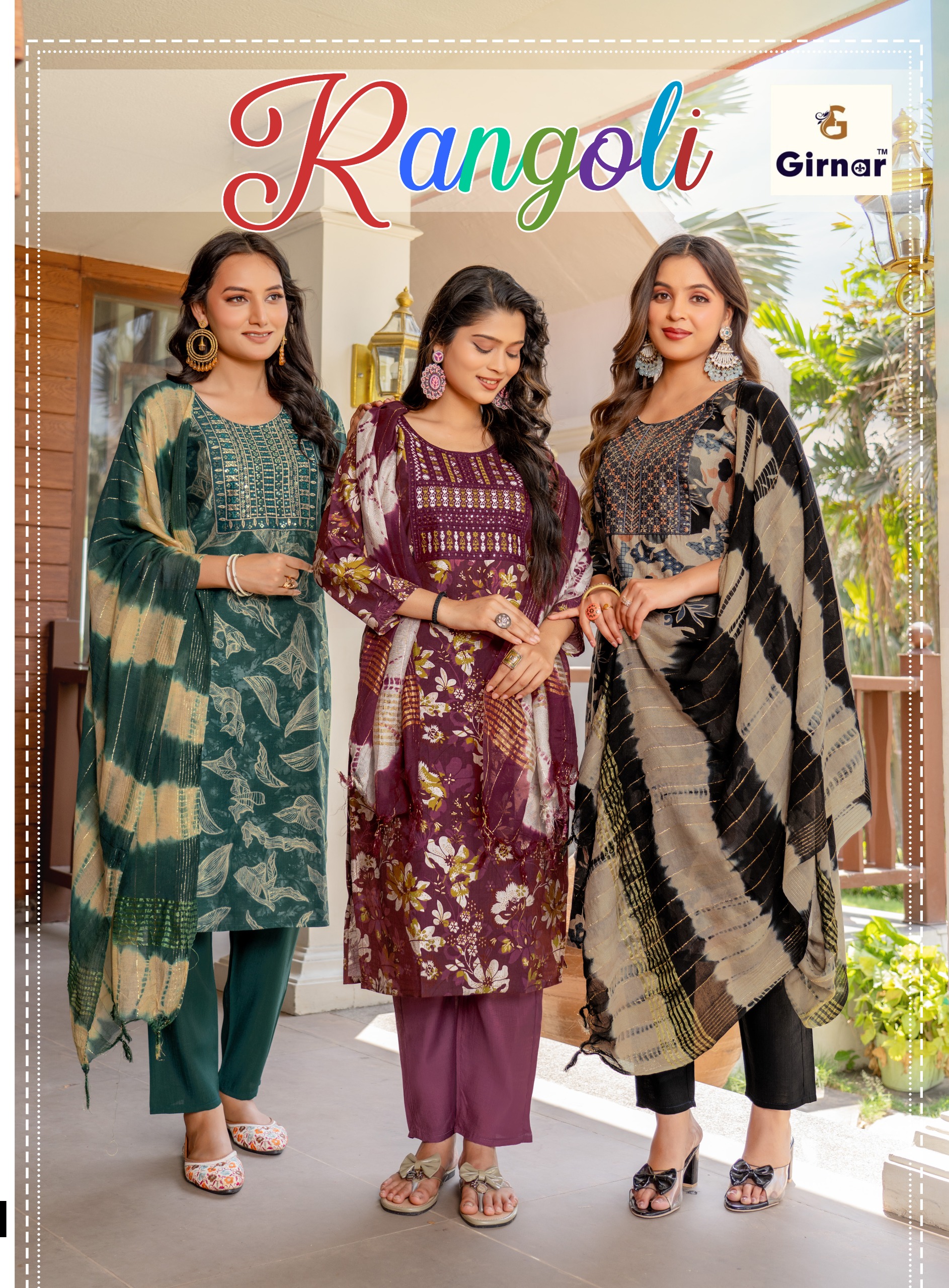 Rama Export Rangoli Vol 1 Premium Vertican Wholesale Readymade Suit Collection
