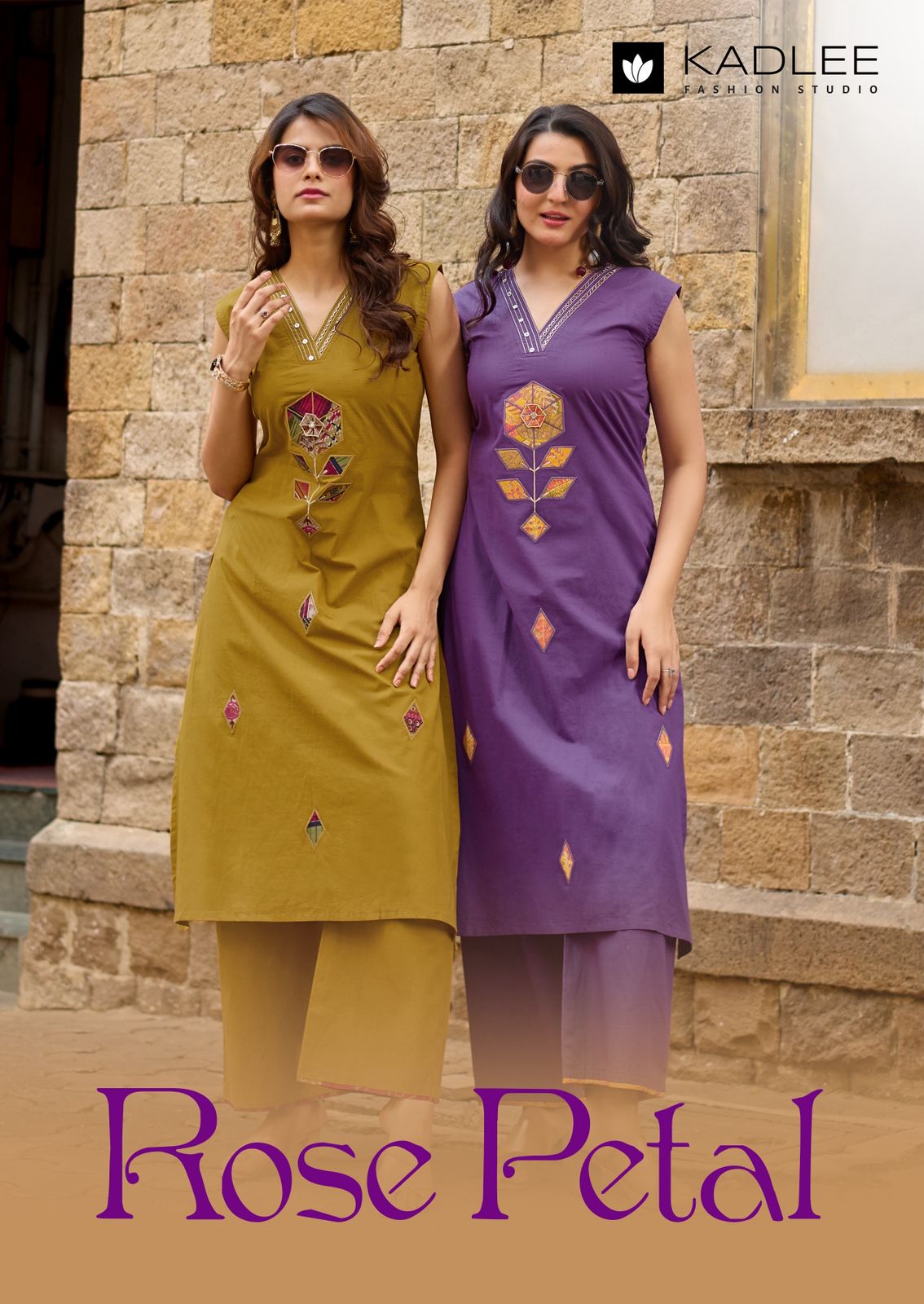 Kadlee Rose Petal Dhabu Cotton Wholesale Co-Ord Set Collection