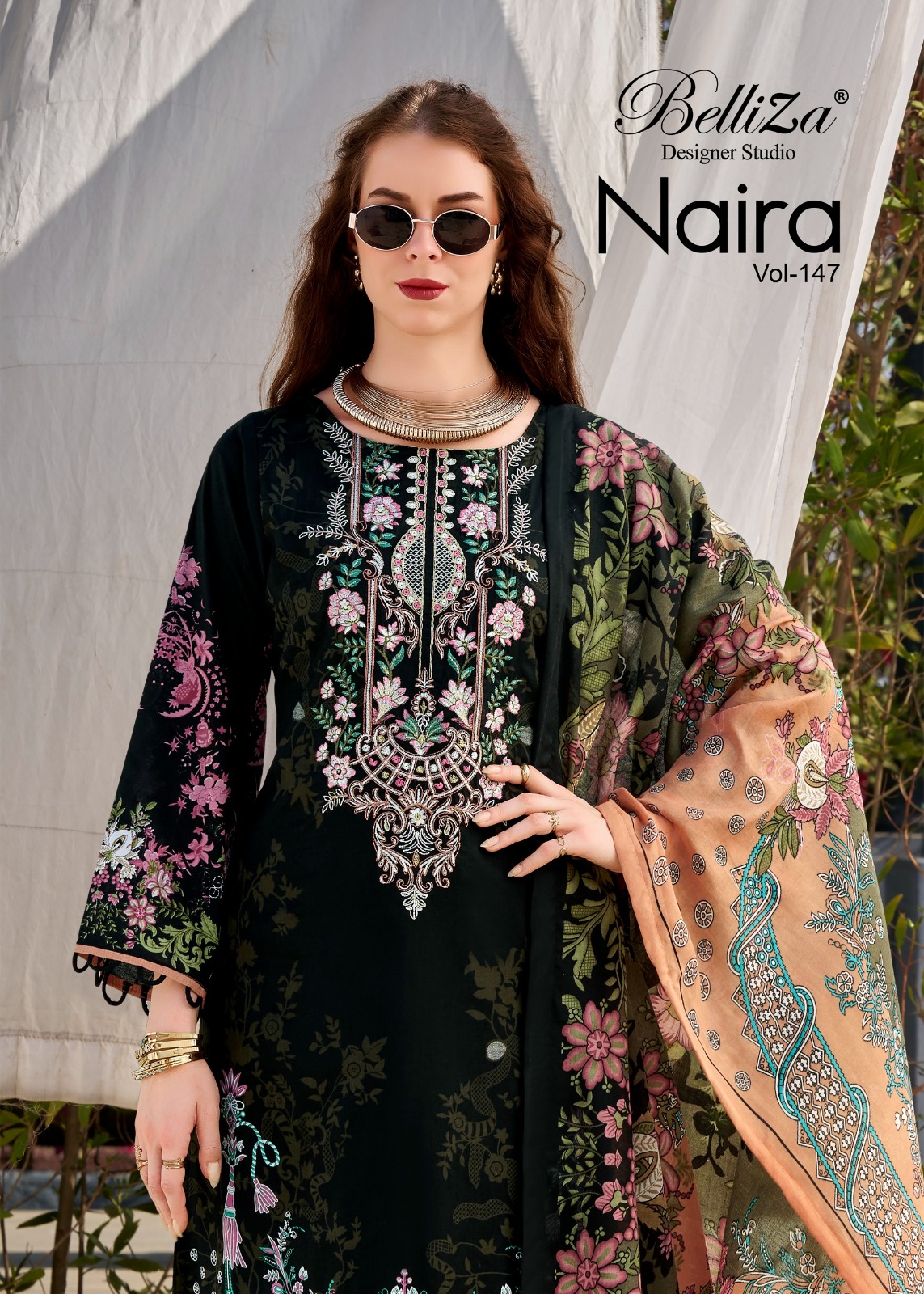 Belliza Naira Vol-147 Pure Cotton Wholesale Pakistani Fancy Suit Collection